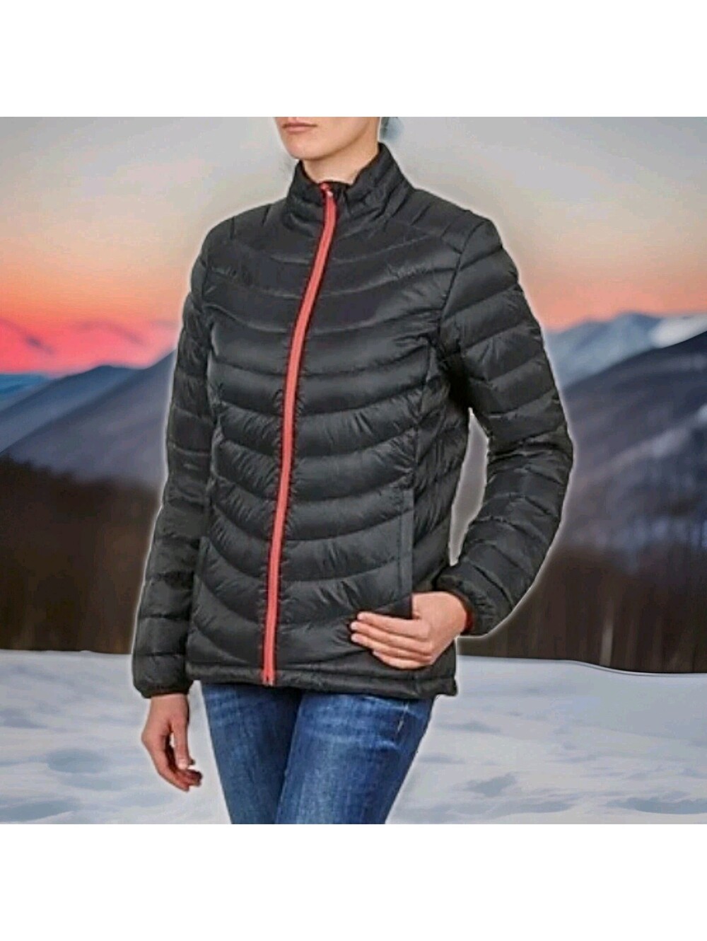 Salomon Quilted Puffer Halo Down Jacket Coat Womens Medium Clima S-LAB Winter